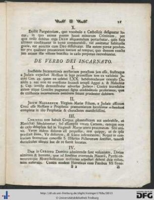 De Verbo Dei Incarnato