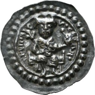 Brakteat Kaiser Heinrichs VI. aus der königlichen Münzstätte Ulm