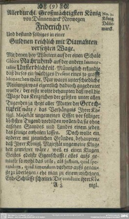 No. 2. König Dänemarck
