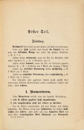 Lehrbuch der Arithmetik für Gymnasial-, Real-, Bürger- und gewerbliche Fortbildungs-Schulen