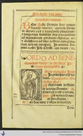 Benedictio vini amoris sancti Joannis