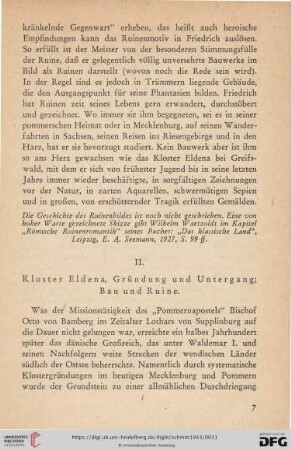 II. Kloster Eldena, Gründung und Untergang; Bau und Ruine