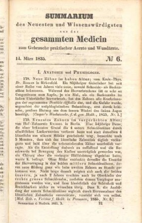 14. März 1835. No 6.
