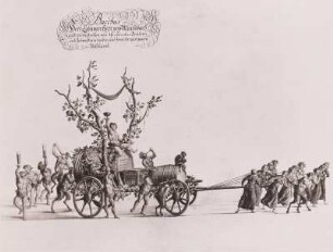 Götteraufzug August des Starken im Februar 1695