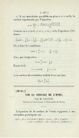 Sur la surface de l'Onde.
