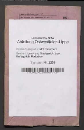 Erblasser: Sprenger, Hermann: