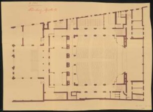 Apollotheater, Nürnberg: Grundriss 1:100