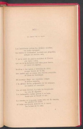 Nó! : El grito de la raza