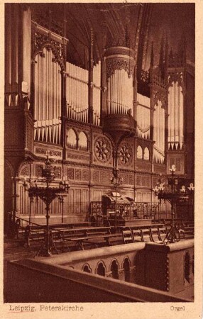 Leipzig: Peterskirche ; Orgel