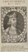 Bildnis des Childebert II., König des Fränkischen Reiches