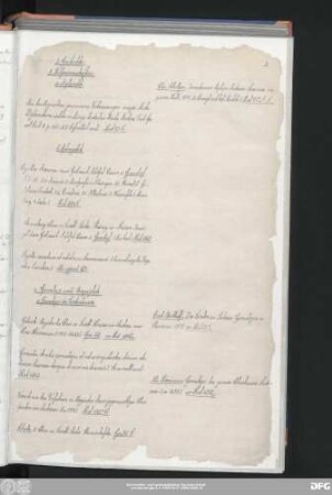 α. Genealogie des Fürstenhauses.