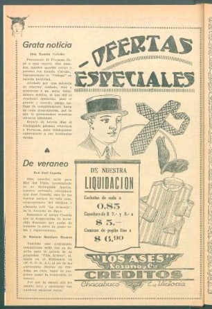 De veraneo : Don José Caneda [y] D. Horacio Martínez Álvarez