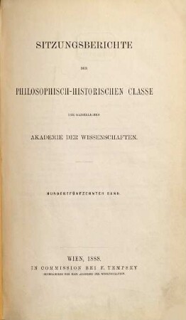 Sitzungsberichte. 115. 1887 (1888)