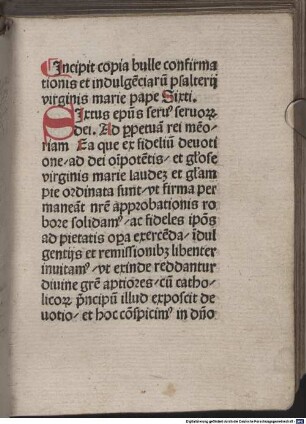 Apologeticus, id est tractatus responsorius de psalterio Beatae Virginis Mariae ad Ferricum de Cluniaco, episcopum Tornacensem : Mit der Bestätigungs- und Ablaßbulle ‘Ea quae ex fidelium ‘von Papst Sixtus IV., Rom 8.5. 1479, für das Rosenkranzgebet, und ‘Etsi gloriosos ‘des päpstlichen Legaten Alexander Numai, Bischof von Forli, Köln 10.3.1476, für die Kölner Rosenkranzbruderschaft; De dignitate sive excellentiis sacerdotum; Epilogus Compendii psalterii trinitatis; Epistula ad Jacobum Cartusianum domus Legis Mariae prope Rostock de psalterio virginis Mariae; [Clausulae centum et quinquaginta ] Exempla quam utilis sit legere psalterium virginis Mariae; Triginta excellentiae et praerogativae religionis; Scala religionis. Brief an den Rostocker Kartäuser Johannes Spane