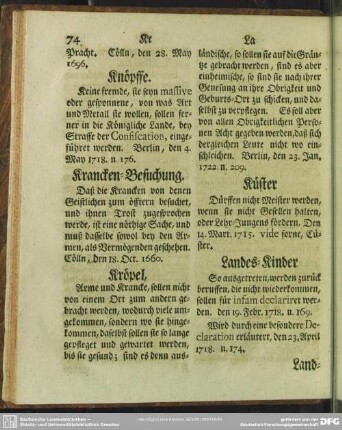 [Landes-Kinder - Lutheraner]