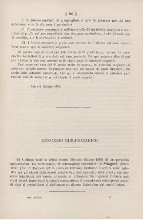 Annunzio bibliografico.