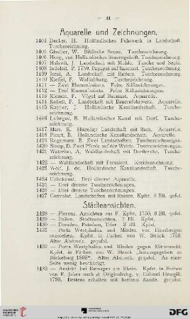 Städteansichten (Nr. 1428-1509)