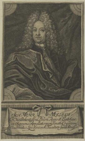 Bildnis des Johannes Henricus Mylius