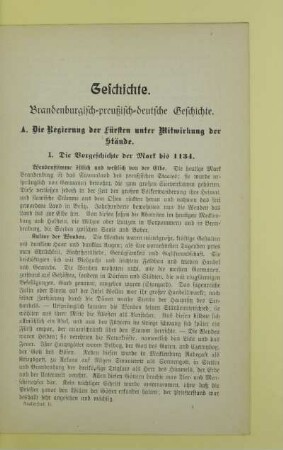 Brandenburgisch-preußisch-deutsche Geschichte