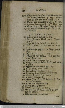 [Libri] In Duodecimo