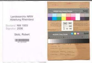 Entnazifizierung Robert Stolz , geb. 23.11.1908 (Schlosser)