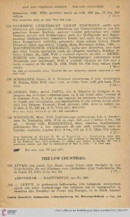 The Low Countries (No. 523 - 541)