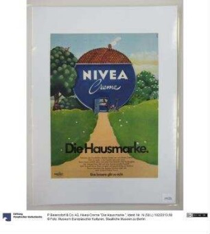 Nivea-Creme "Die Hausmarke."