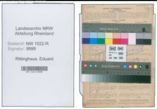 Entnazifizierung Eduard Rittinghaus , geb. 03.08.1890 (Betriebsfuehrer)