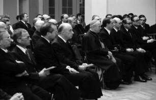 Freiburg: Collegium Borromaeum, Ehrengäste beim Festakt