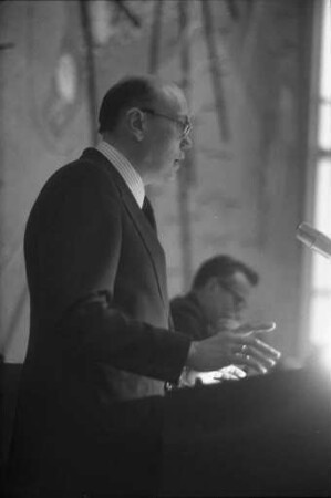 Haushaltsdebatte über den Etatentwurf 1974 im Karlsruher Stadtrat