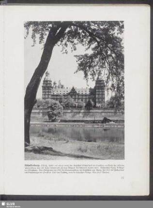Aschaffenburg. Schloß, 1605-14 erbaut durch den Erzbischof Schweikard von Cronberg an Stelle der früheren Johannisburg über der hohen Uferterrasse mit dem Wappen des Erbauers, datiert 1607