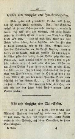Sieben und vierzigster oder Invokavit-Sektor