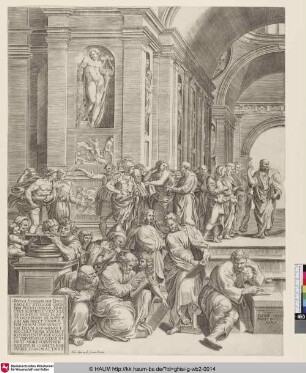 [St. Paul dans l'école d'Athènes; Die Schule von Athen]