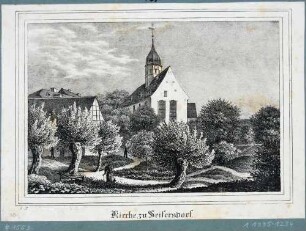 Die Kirche in Seifersdorf (Dippoldiswalde), aus Sachsens Kirchen-Galerie von Hermann Schmidt, Band 1