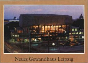 Neues Gewandhaus: Gesamtansicht