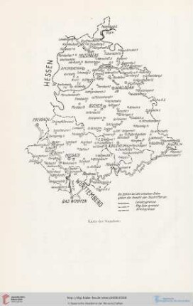 Karte der Standorte