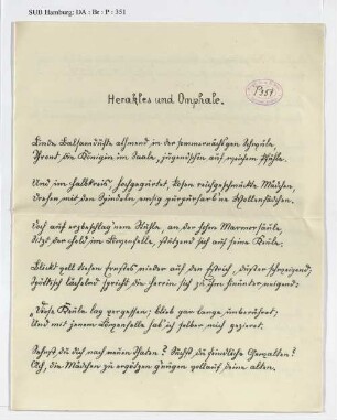 Herakles und Omphale
