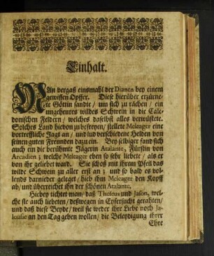 Einhalt.