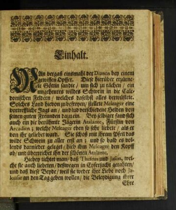 Einhalt.