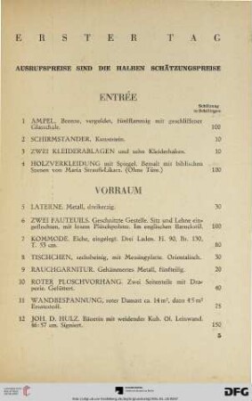 Erster Tag (Nr. 1-170)