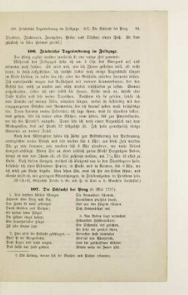 106. Friedrichs Tagesordnung im Feldzuge