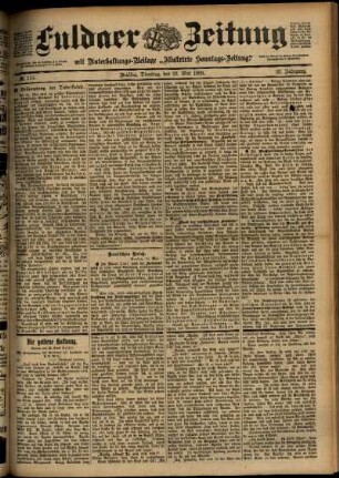 Ausgabe vom Dienstag, den 23. Mai 1899.