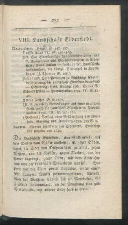 VIII. Landschaft Eiderstedt