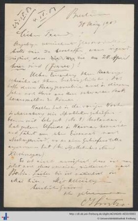 Brief, 30.03.1903