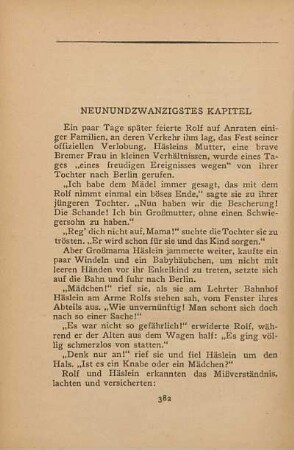 Neunundzwanzigstes Kapitel
