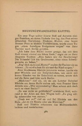 Neunundzwanzigstes Kapitel