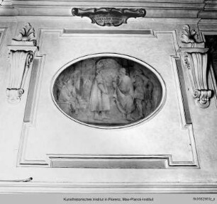 Galerie berühmter Mitglieder der Familie Della Gherardesca : Szenen aus der Geschichte der Familie Della Gherardesca : Szene aus dem Leben des Bonifazio I. (Novello) Della Gherardesca: Bau der Universität Pisa