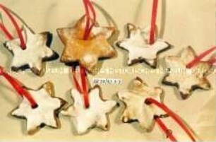 Christbaumschmuck - Lebkuchen-Sterne