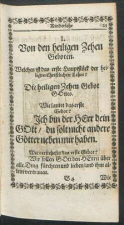Nun folgen die Sechs Haupt-Stück der heiligen Christlichen Lehr/ mit ihrer Auslegung/