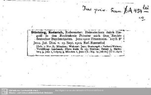 Jus privatum Germaniae A 0454.lei